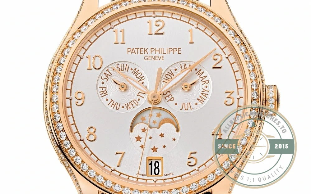 Replica Complications 4947R-001 Patek Philippe ANNUAL CALENDAR, MOON PHASES. 38 mm, Rose gold - Affordable Super Clone Watch