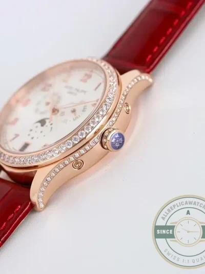 Replica Complications 4947R-001 Patek Philippe ANNUAL CALENDAR, MOON PHASES. 38 mm, Rose gold - High-Grade Replica Watch