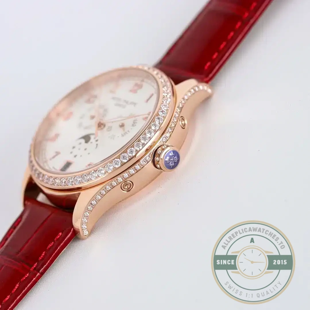 Replica Complications 4947R-001 Patek Philippe ANNUAL CALENDAR, MOON PHASES. 38 mm, Rose gold - High-Grade Replica Watch