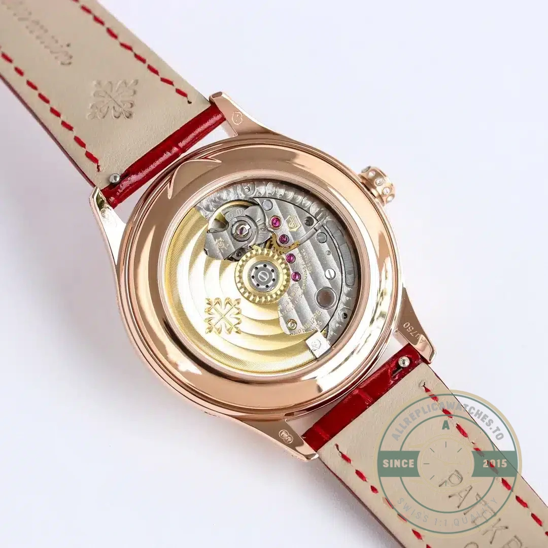 Replica Complications 4947R-001 Patek Philippe ANNUAL CALENDAR, MOON PHASES. 38 mm, Rose gold - Affordable Luxury Replica Timepiece