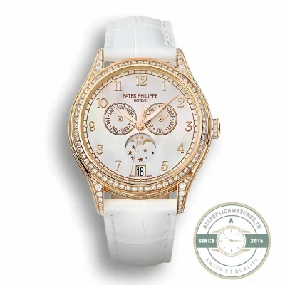 Replica Complications 4948R-001 Patek Philippe ANNUAL CALENDAR, MOON PHASES. 38 mm, Rose gold - 1:1 Swiss Replica Watch