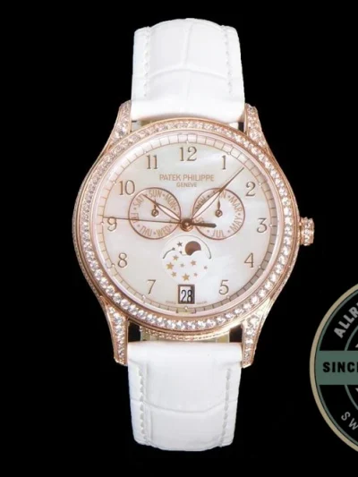 Replica Complications 4948R-001 Patek Philippe ANNUAL CALENDAR, MOON PHASES. 38 mm, Rose gold - Swiss Movement Replica Watch