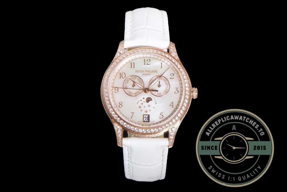 Replica Complications 4948R-001 Patek Philippe ANNUAL CALENDAR, MOON PHASES. 38 mm, Rose gold - Swiss Movement Replica Watch