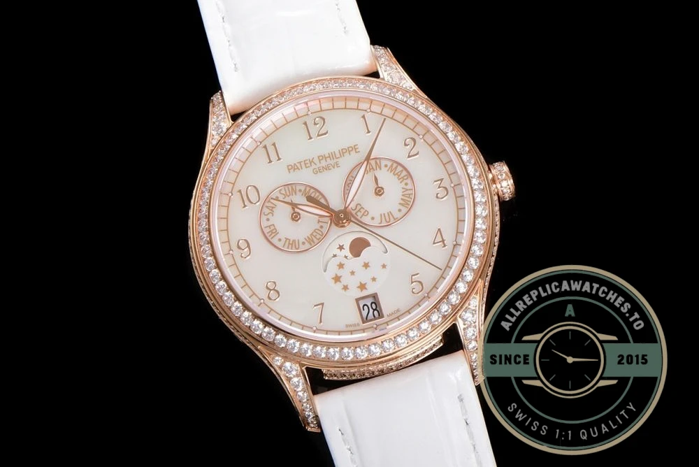 Replica Complications 4948R-001 Patek Philippe ANNUAL CALENDAR, MOON PHASES. 38 mm, Rose gold - Premium Super Clone Watch