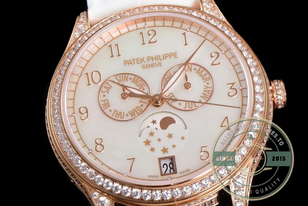 Replica Complications 4948R-001 Patek Philippe ANNUAL CALENDAR, MOON PHASES. 38 mm, Rose gold - Swiss Movement Replica Watch