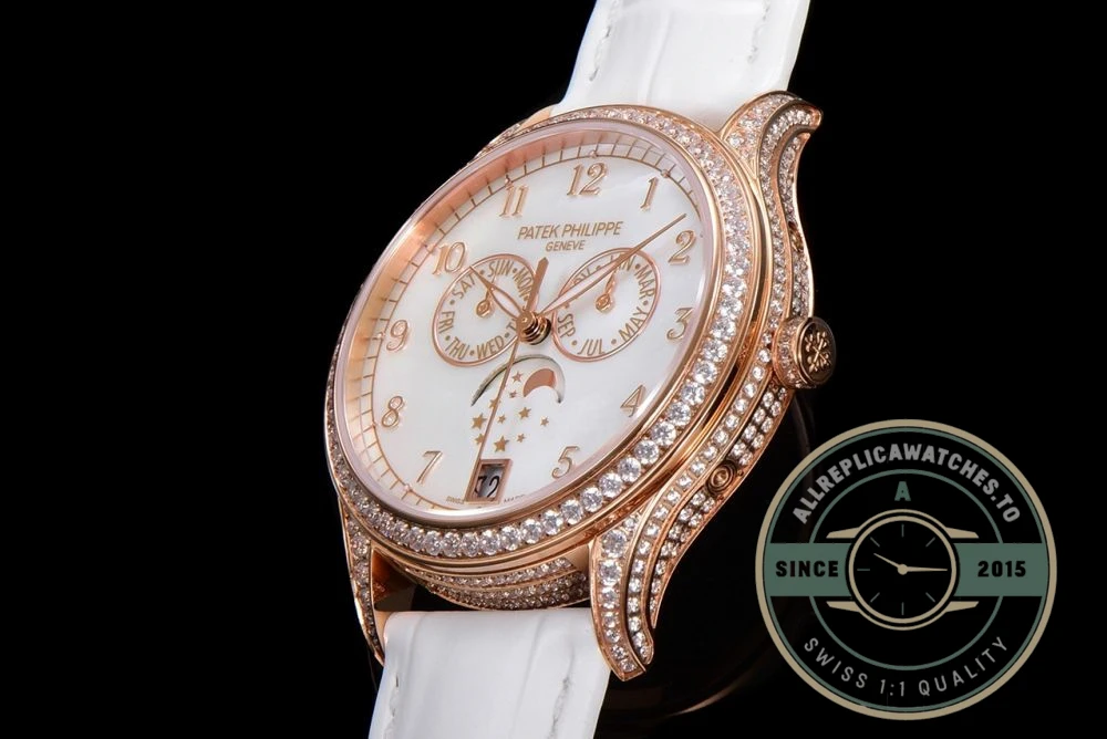 Replica Complications 4948R-001 Patek Philippe ANNUAL CALENDAR, MOON PHASES. 38 mm, Rose gold - Premium Super Clone Watch