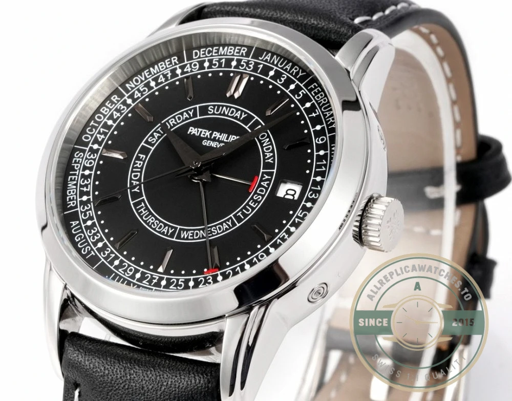 Replica Complications 5212A-001 Patek Philippe CALATRAVA WEEKLY CALENDAR. 40 mm, Black Dial - Factory Super Clone Watch