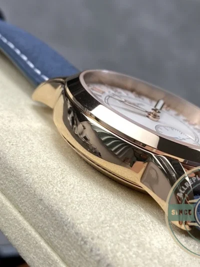 Replica Complications 5224R-001 Patek Philippe 24-HOUR DISPLAY, TRAVEL TIME. 42 mm, Rose Gold, White Dial - Affordable Super Clone Watch