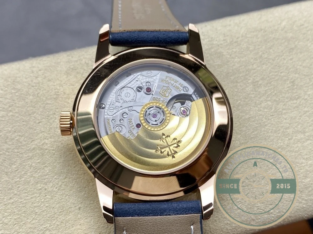 Replica Complications 5224R-001 Patek Philippe 24-HOUR DISPLAY, TRAVEL TIME. 42 mm, Rose Gold, White Dial - Affordable Super Clone Watch