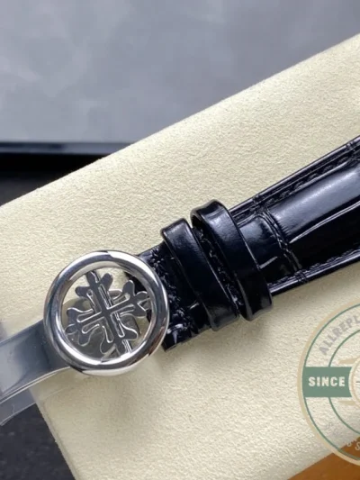 Replica Complications 5396G-011 Patek Philippe ANNUAL CALENDAR, MOON PHASES. 38.5 mm, White Gold, White Dial - Affordable Super Clone Watch