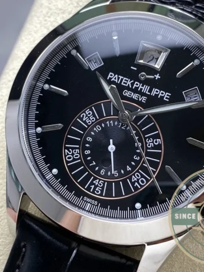 Replica Complications 5960R-012 Patek Philippe Annual Calendar Chronograph 40 mm, WhiteGold, Black Dial - Top-Tier Swiss Replica Watch