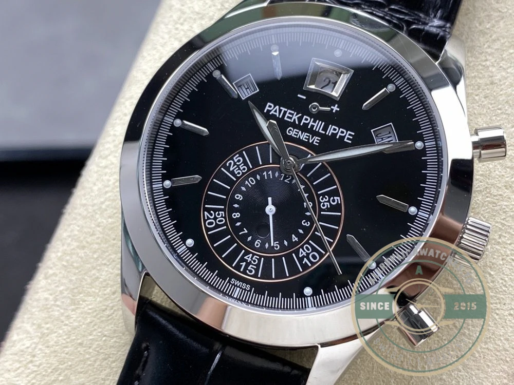 Replica Complications 5960R-012 Patek Philippe Annual Calendar Chronograph 40 mm, WhiteGold, Black Dial - Top-Tier Swiss Replica Watch