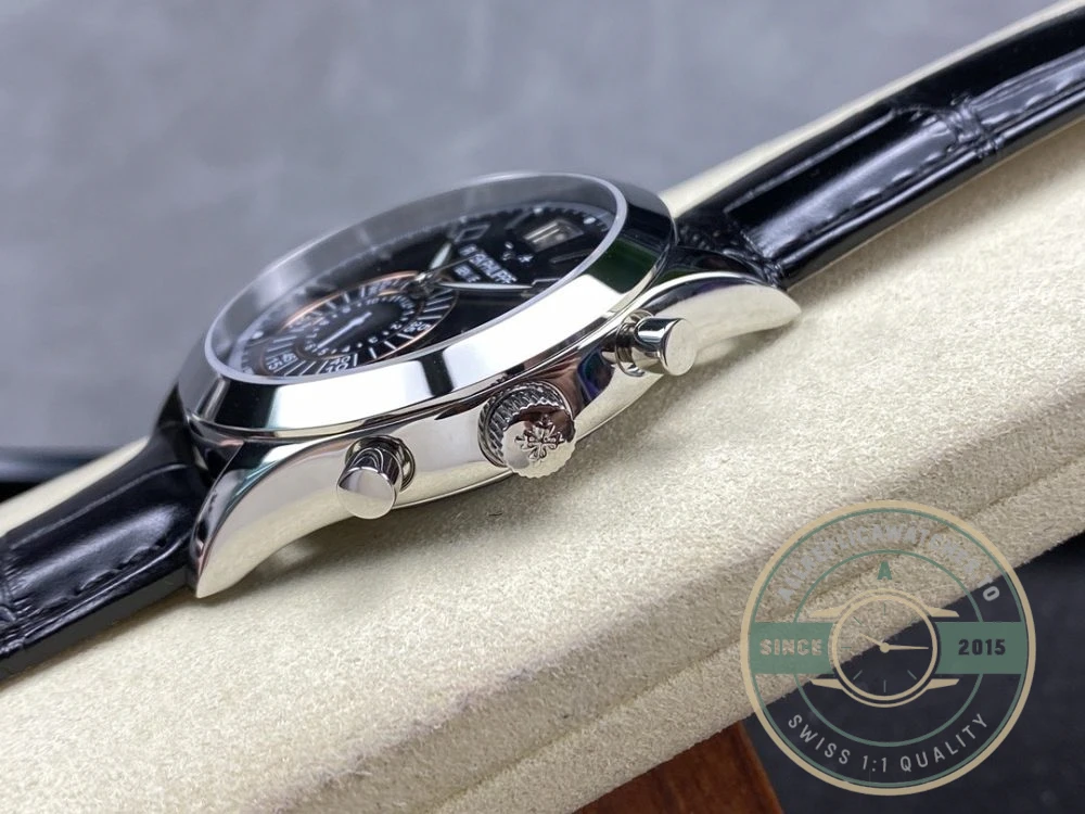 Replica Complications 5960R-012 Patek Philippe Annual Calendar Chronograph 40 mm, WhiteGold, Black Dial - Top-Tier Swiss Replica Watch