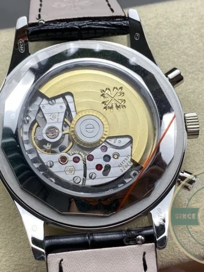 Replica Complications 5960R-012 Patek Philippe Annual Calendar Chronograph 40 mm, WhiteGold, Black Dial - Best Quality Replica Watch