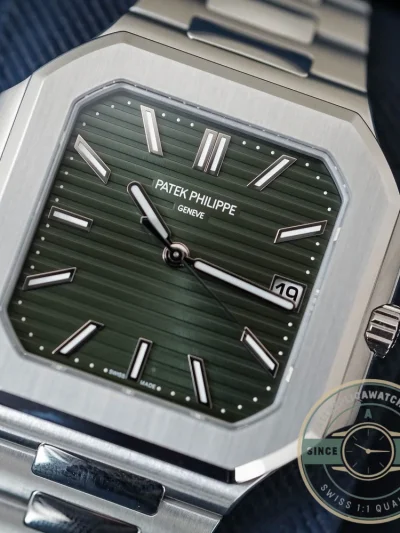 Replica Cubitus 5821/1A Patek Philippe 45 mm Green Dial - Affordable Luxury Replica Timepiece