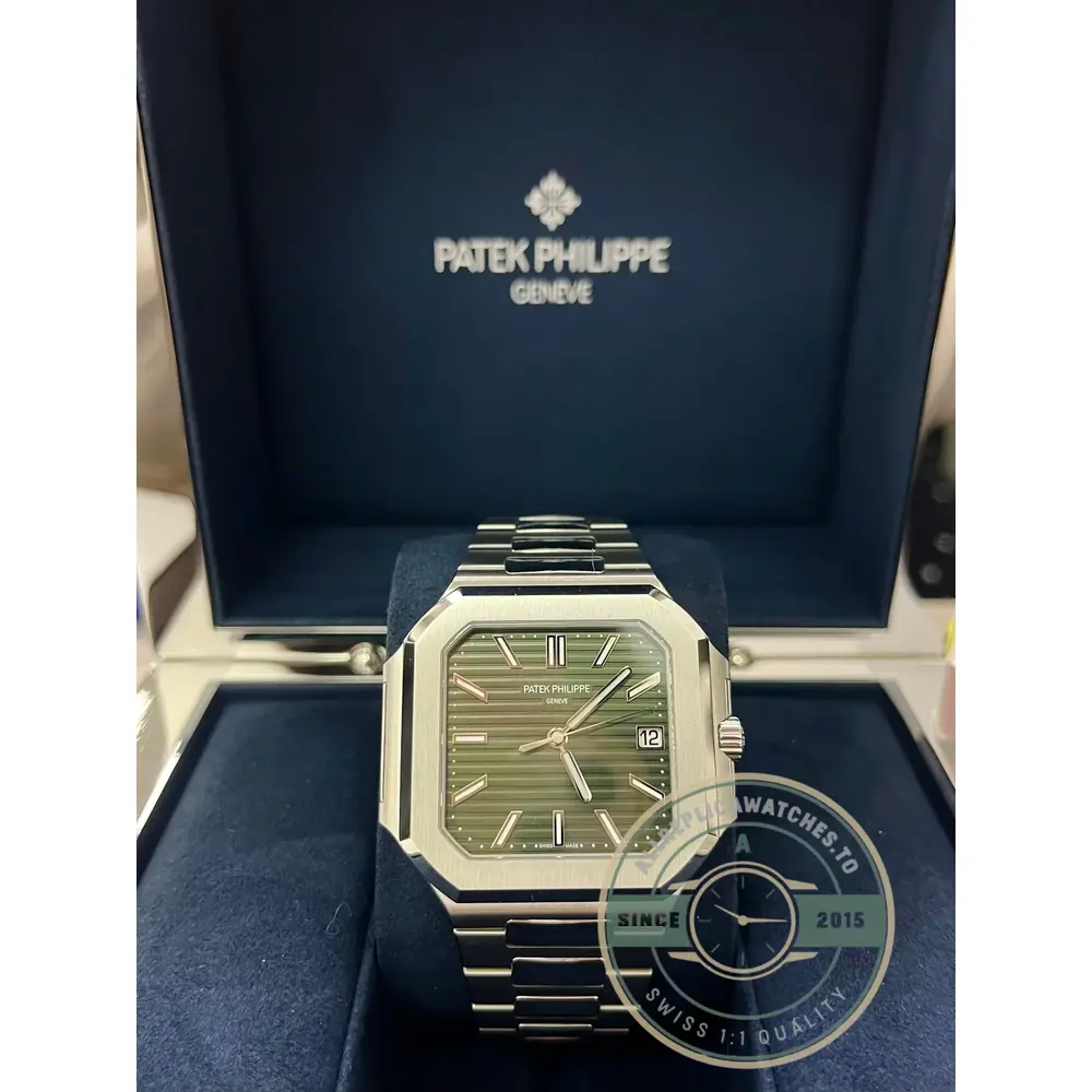 Replica Cubitus 5821/1A Patek Philippe 45 mm Green Dial - Swiss-Made Clone Watch