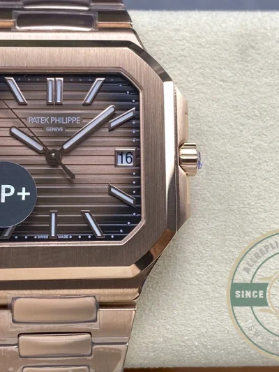Replica Cubitus 5821 Patek Philippe 45 mm Rose Gold Brown Ombre Dial - Best Quality Replica Watch