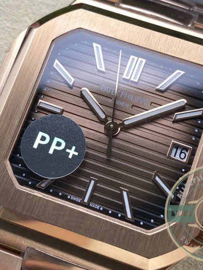 Replica Cubitus 5821 Patek Philippe 45 mm Rose Gold Brown Ombre Dial - Affordable Luxury Replica Timepiece