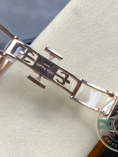 Replica Cubitus 5821 Patek Philippe 45 mm Rose Gold Brown Ombre Dial - 1:1 Swiss Replica Watch
