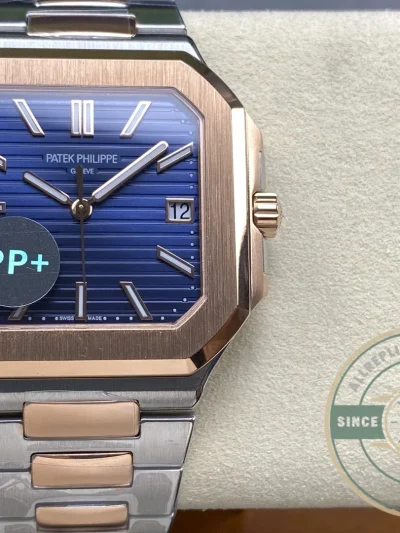 Replica Cubitus 5821 Patek Philippe 45 mm Steel Rose Gold - Affordable Super Clone Watch