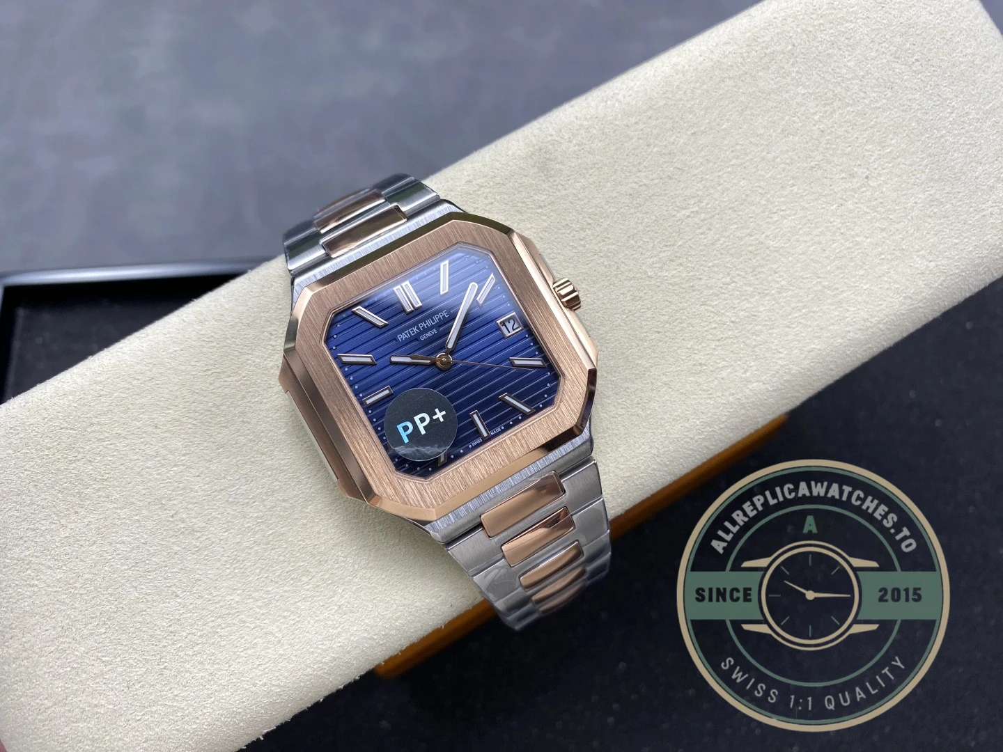 Replica Cubitus 5821 Patek Philippe 45 mm Steel Rose Gold - Affordable Super Clone Watch