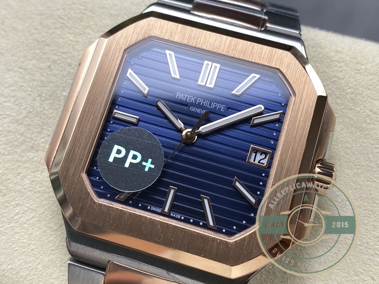 Replica Cubitus 5821 Patek Philippe 45 mm Steel Rose Gold - High-Grade Replica Watch