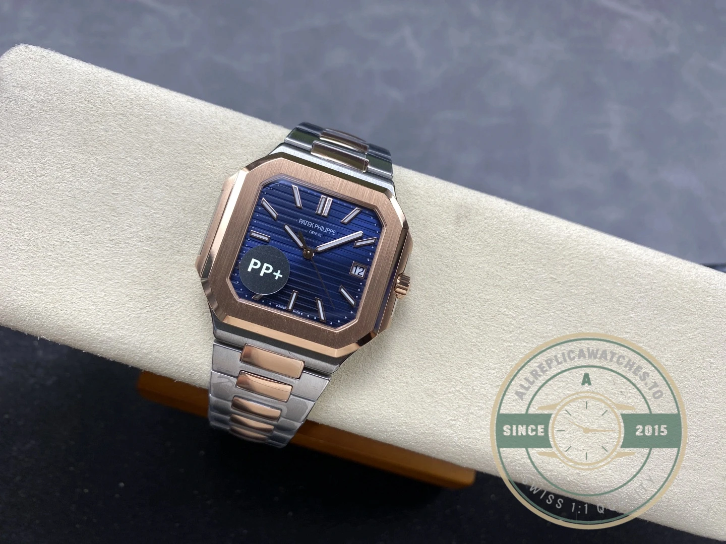 Replica Cubitus 5821 Patek Philippe 45 mm Steel Rose Gold - Affordable Super Clone Watch