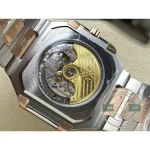 two-tone Cubitus 5821/1AR-001 with blue dial, super clone with the automatic clone Cal. 26-330 S C
