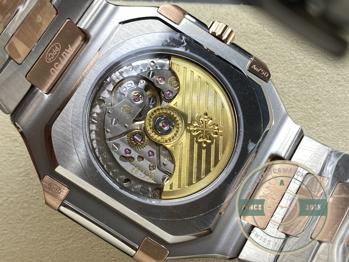 Replica Cubitus 5821 Patek Philippe 45 mm Steel Rose Gold - Affordable Luxury Replica Timepiece