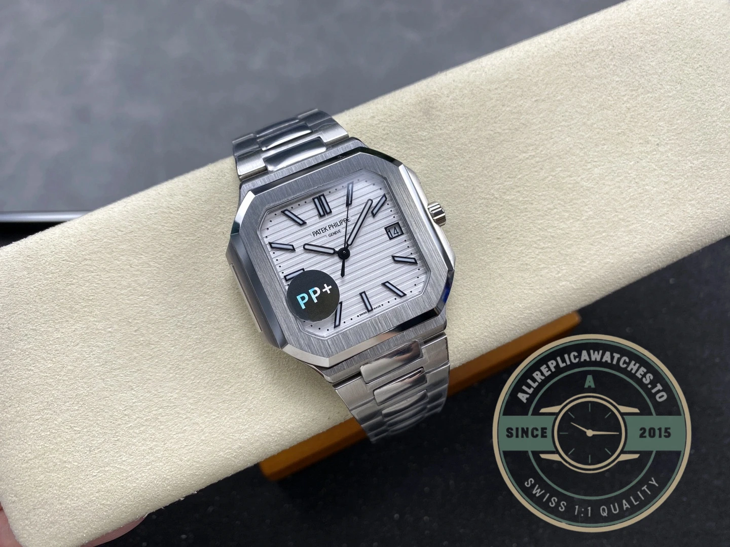 Replica Cubitus 5821 Patek Philippe 45 mm White Dial - Budget Luxury Replica Watch