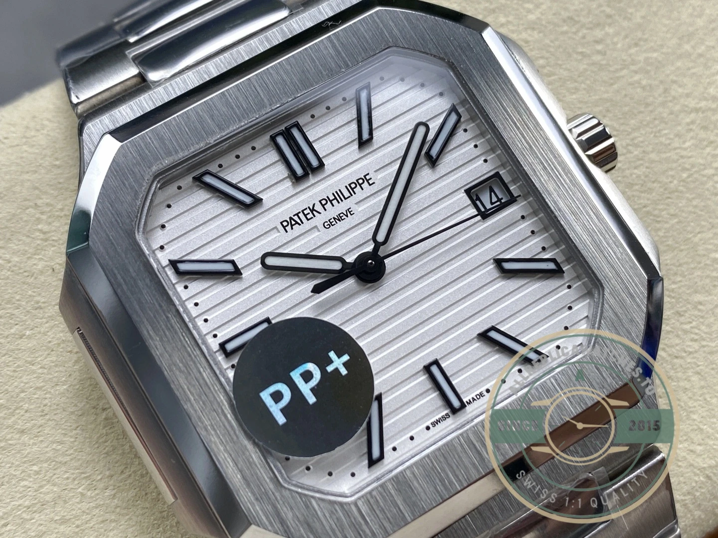 Replica Cubitus 5821 Patek Philippe 45 mm White Dial - High-Grade Replica Watch