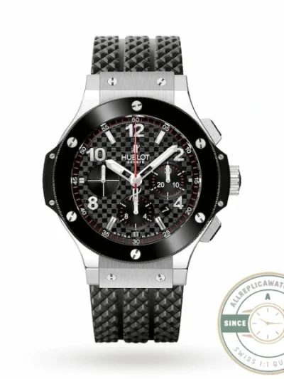 Replica Hublot Big Bang 44mm Black Rubber 301.SB.131.RX - Swiss Movement Replica Watch