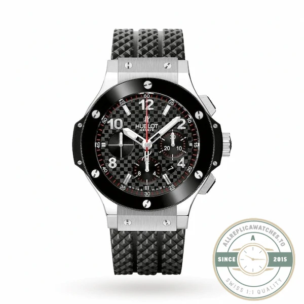 Replica Hublot Big Bang 44mm Black Rubber 301.SB.131.RX - Swiss Movement Replica Watch