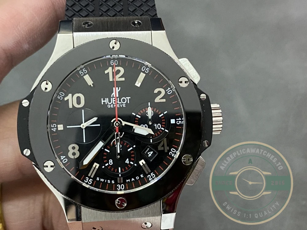 Replica Hublot Big Bang 44mm Black Rubber 301.SB.131.RX - Luxury Replica Watch