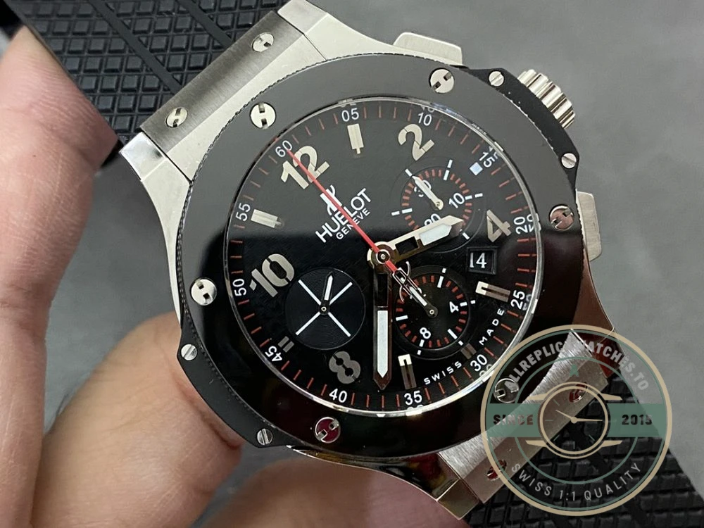 Replica Hublot Big Bang 44mm Black Rubber 301.SB.131.RX - 1:1 Swiss Replica Watch