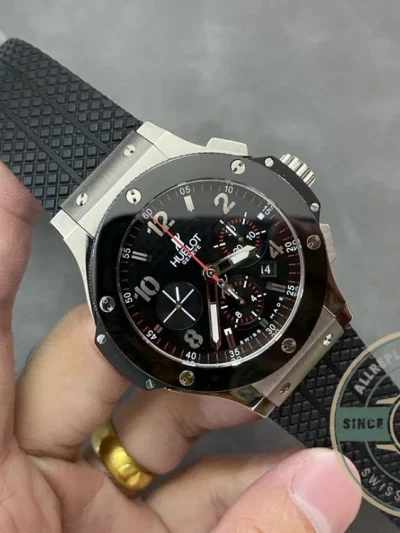 Replica Hublot Big Bang 44mm Black Rubber 301.SB.131.RX - Budget Luxury Replica Watch