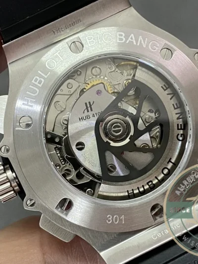Replica Hublot Big Bang 44mm Black Rubber 301.SB.131.RX - Swiss-Made Clone Watch