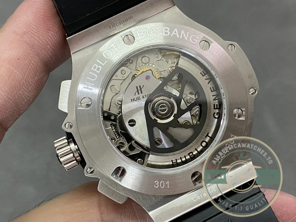 Replica Hublot Big Bang 44mm Black Rubber 301.SB.131.RX - Swiss-Made Clone Watch