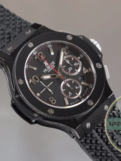 Replica Hublot Big Bang Black Rubber Watch 301.CM.130.RX - Top-Tier Swiss Replica Watch