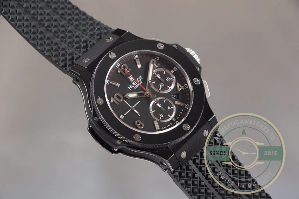 Replica Hublot Big Bang Black Rubber Watch 301.CM.130.RX - Top-Tier Swiss Replica Watch