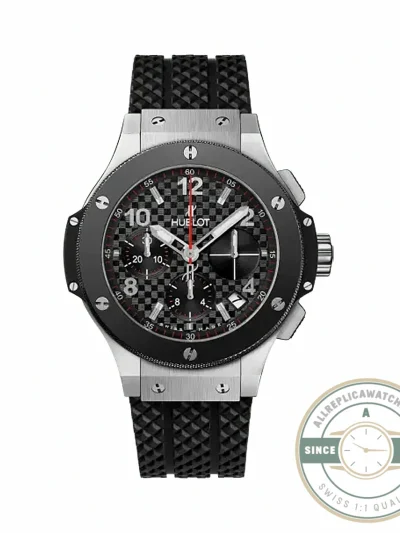 Replica Hublot Big Bang Chronograph Carbon Black Dial - High-Grade Replica Watch