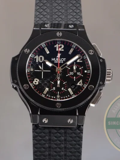 Replica Hublot Big Bang Chronograph Carbon Black Dial - 1:1 Swiss Replica Watch