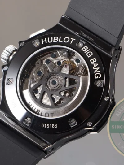 Replica Hublot Big Bang Chronograph Carbon Black Dial - Swiss-Made Clone Watch