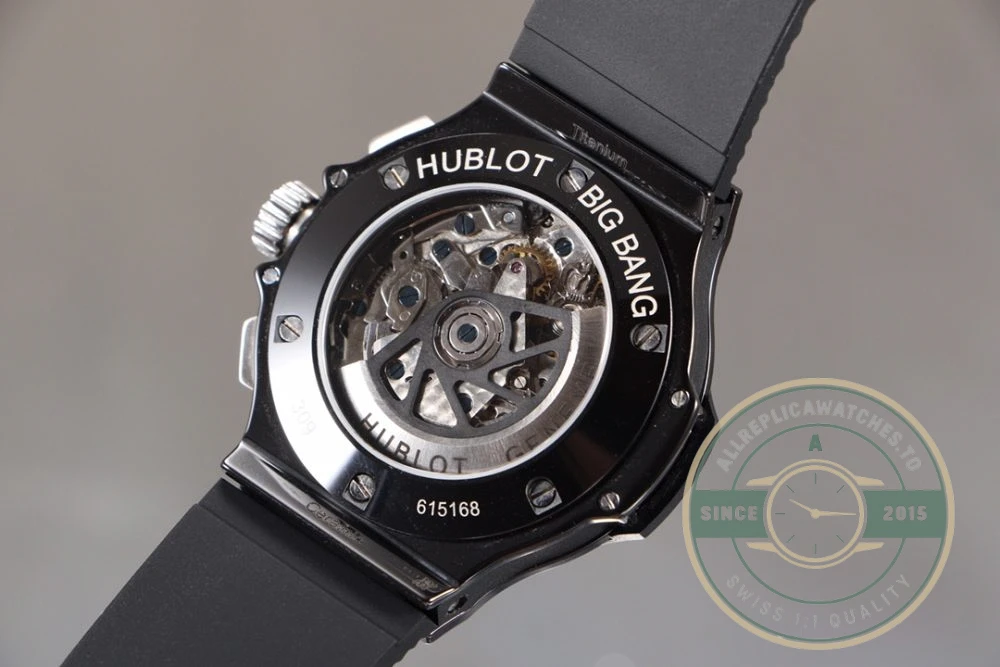 Replica Hublot Big Bang Chronograph Carbon Black Dial - Swiss-Made Clone Watch