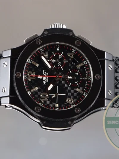 Replica Hublot Big Bang Chronograph Carbon Black Dial - Swiss-Made Clone Watch