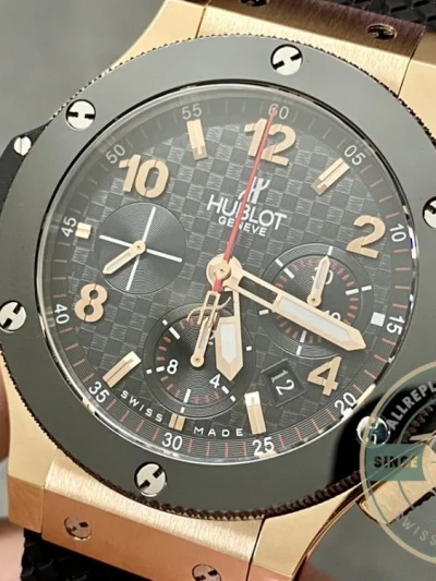 Replica Hublot Big Bang Men Automatic Black Rubber 301.PB.131.RX - Factory Super Clone Watch