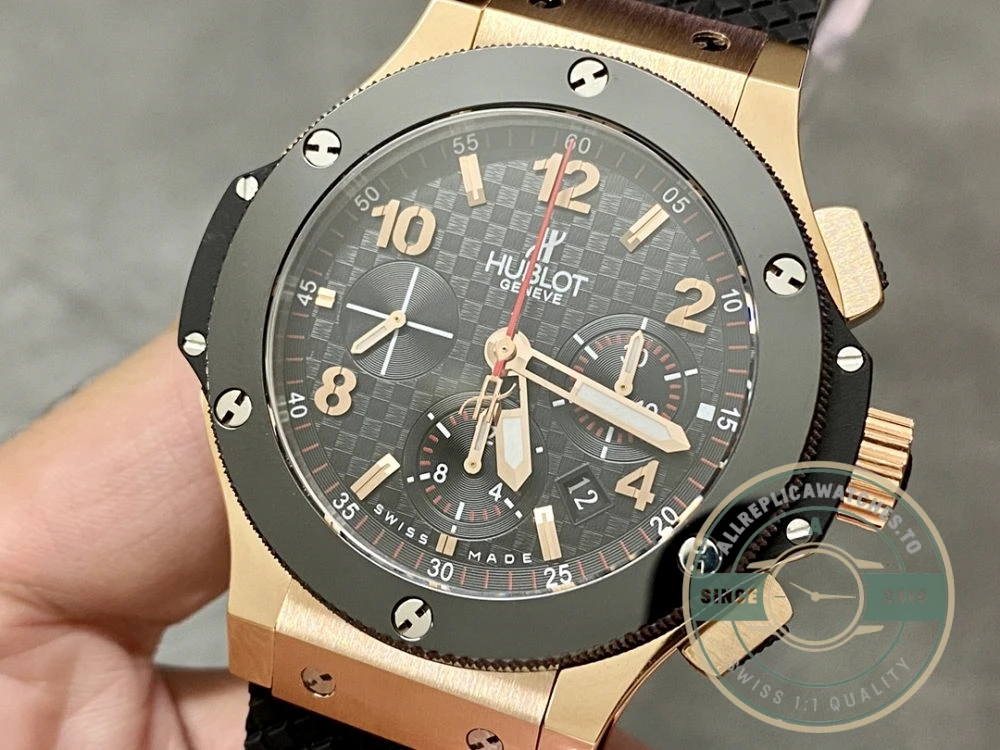 Replica Hublot Big Bang Men Automatic Black Rubber 301.PB.131.RX - Factory Super Clone Watch