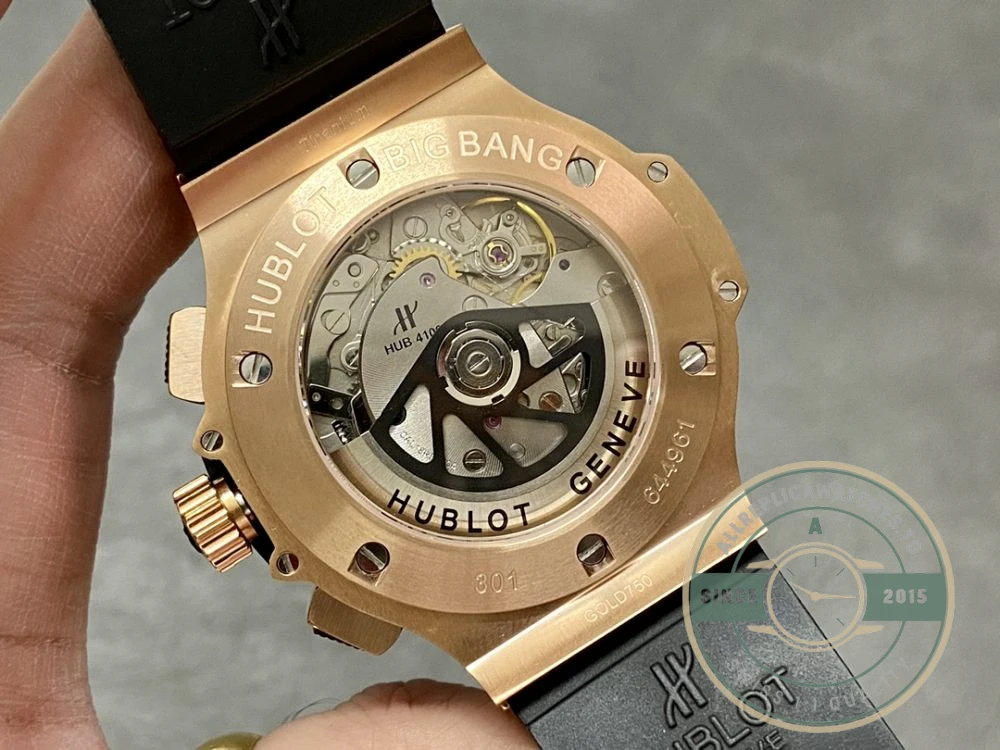 Replica Hublot Big Bang Men Automatic Black Rubber 301.PB.131.RX - Budget Luxury Replica Watch