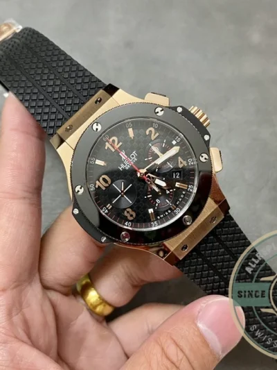 Replica Hublot Big Bang Men Automatic Black Rubber 301.PB.131.RX - Top-Tier Swiss Replica Watch