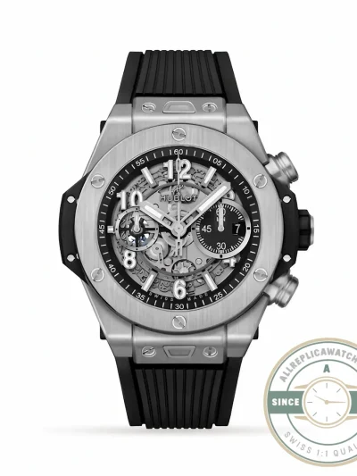 Replica Hublot Big Bang Men Automatic Black Rubber Watch 421.NM.1170.RX - Top-Tier Swiss Replica Watch